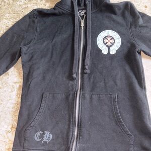Chrome Hearts Black Hoodie with Logo